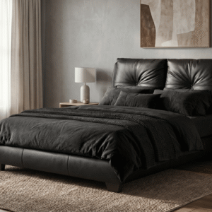 Montana Bed Frame - Queen - Black